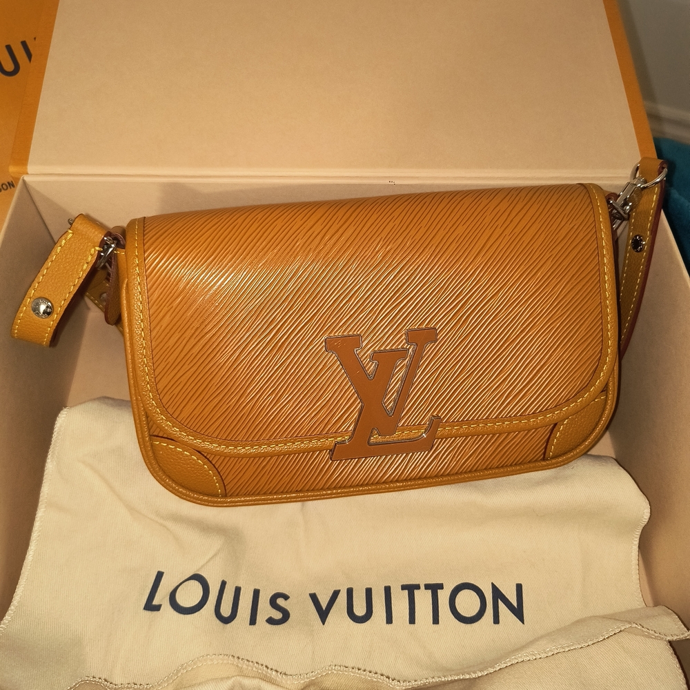 Louis Vuitton Buci Bag In Honey Gold Epileather
